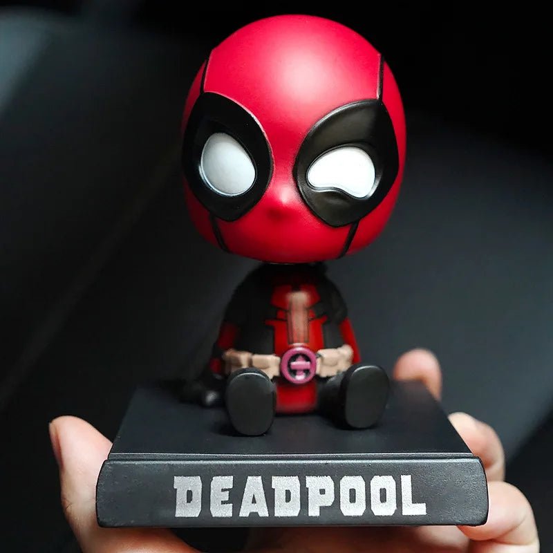 Figuras Bobblehead de Marvel – Colección de Superhéroes con Cabeza Móvil - DetailXcar #coches# ##product_detailxcar# #shop_detailxcar# #deadpool# #pantalla# #carplay#